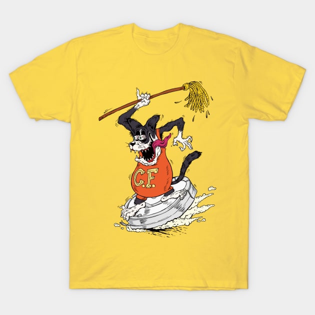 CatFink (masked cat) T-Shirt by TurkeysDesign